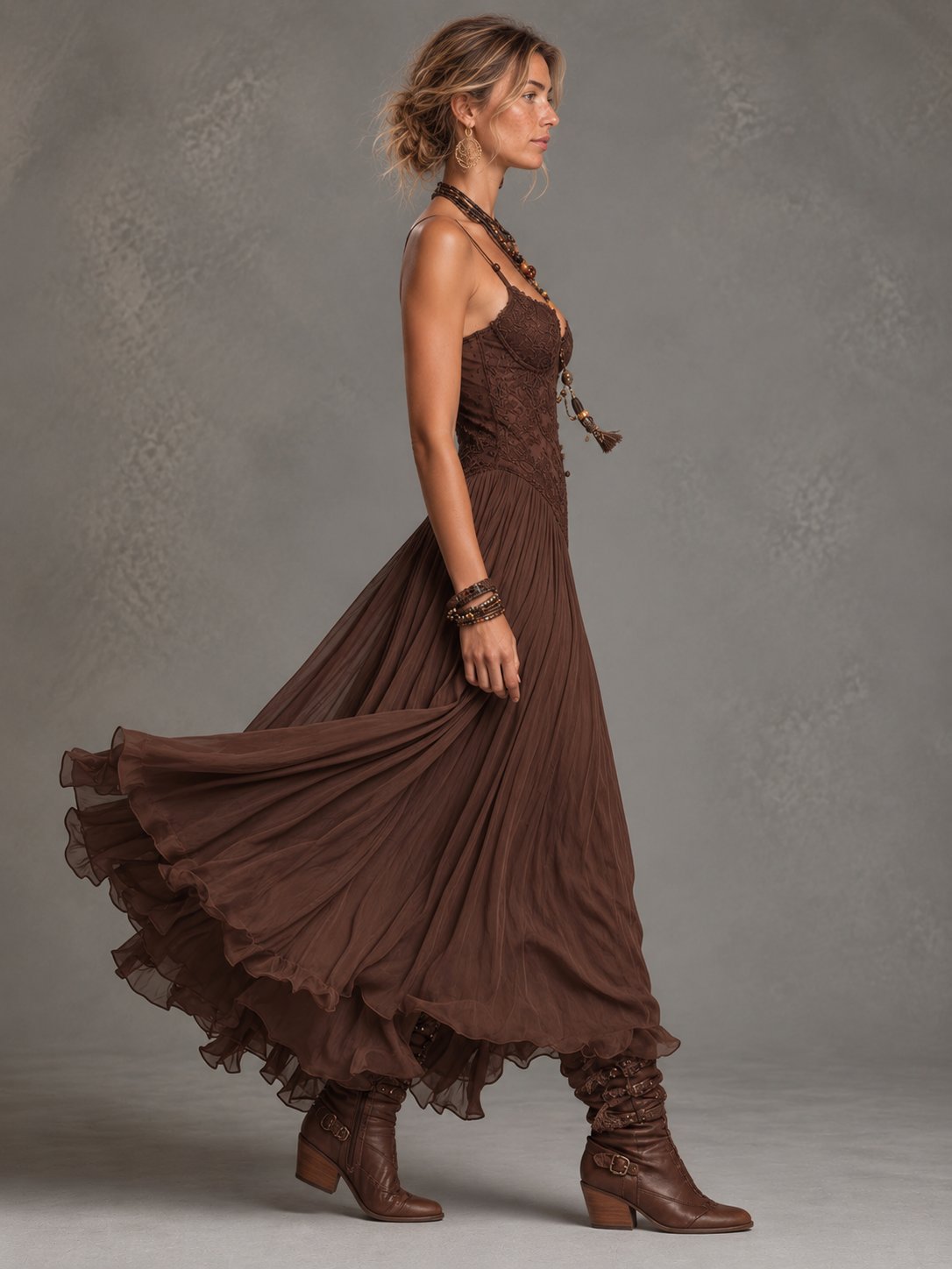 Vestido Elodie con Lucía — vista 5 — Almara Boutique