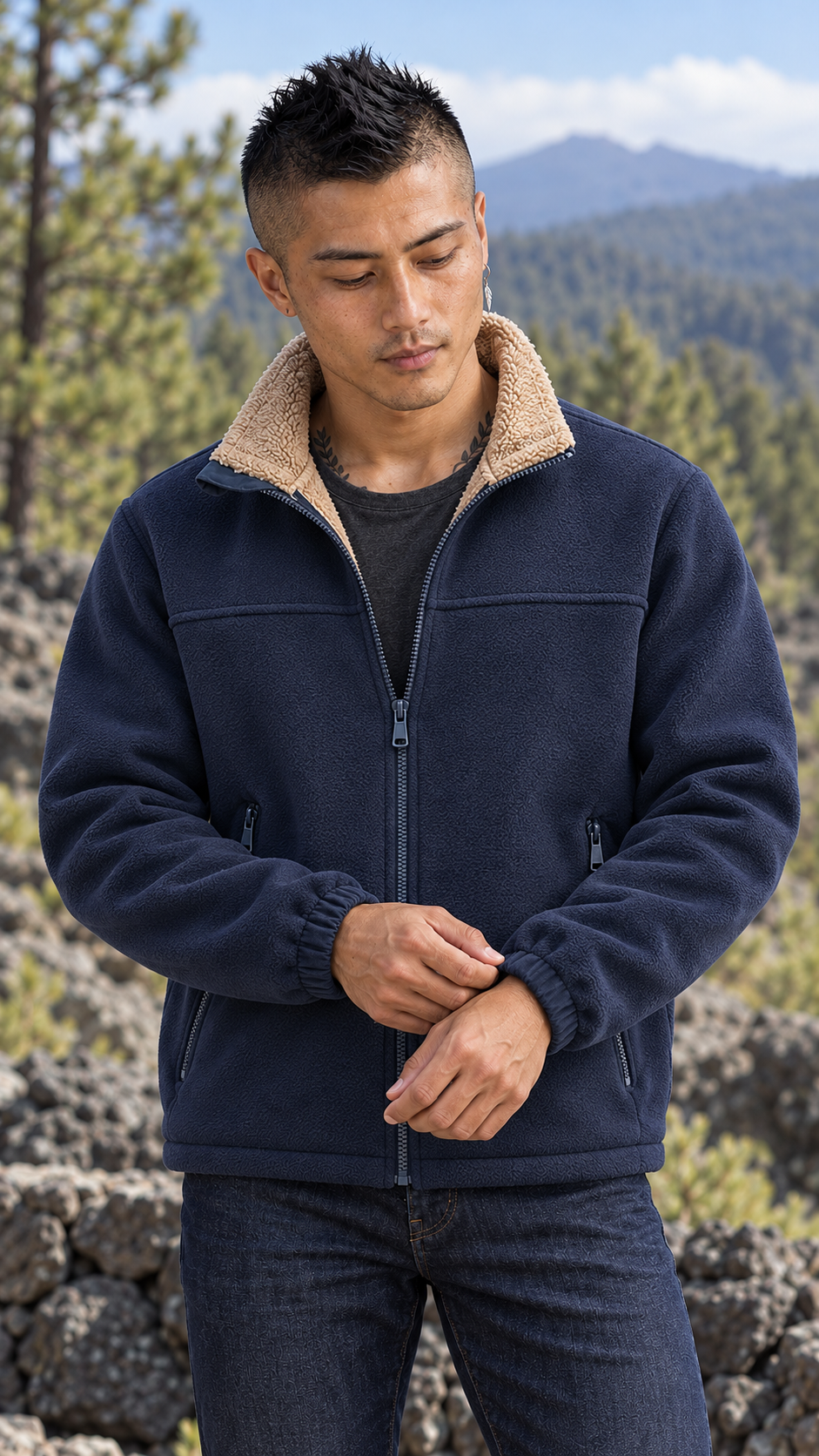Dante — azul marino — Almara Boutique