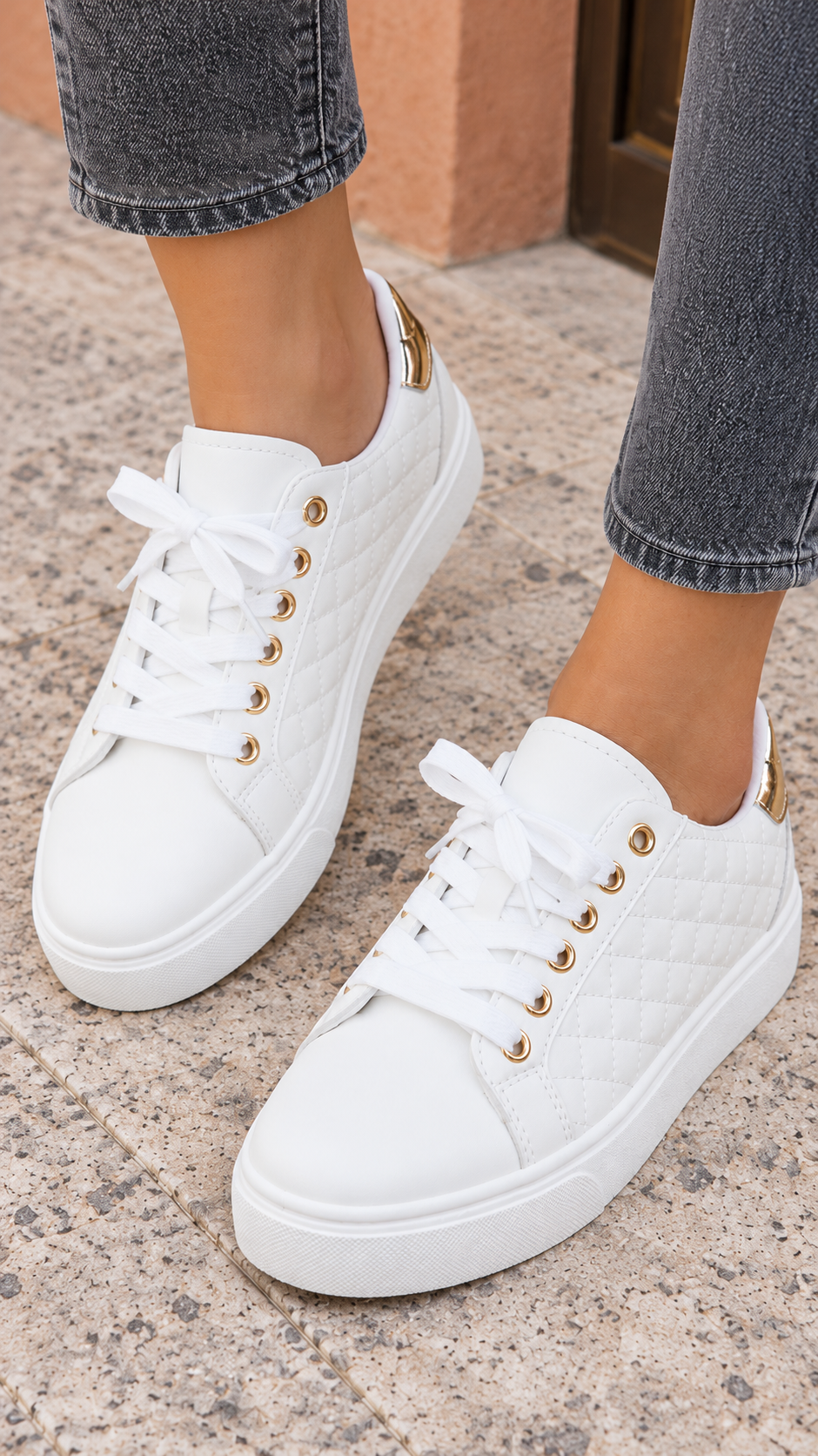 Zapatillas Elena blanco · superior