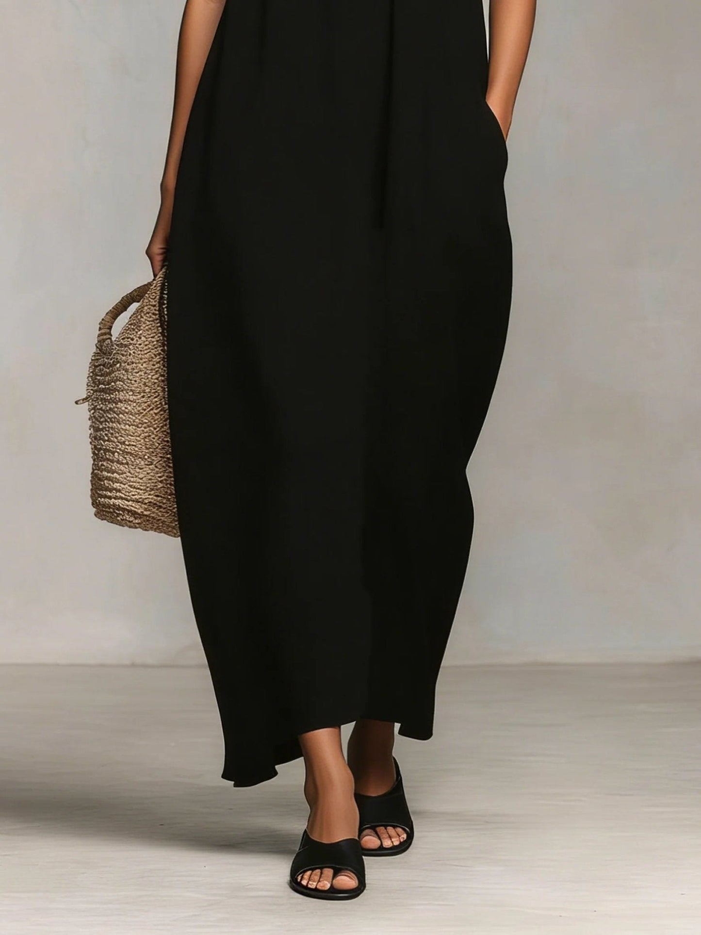 Alba | Maxi Color Block con Tirantes Finos
